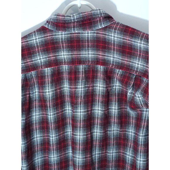 Northwest Territory Men's Red Plaid Flannel Shirt XL Long Sleeve Button-Up - Picture 8 of 11
